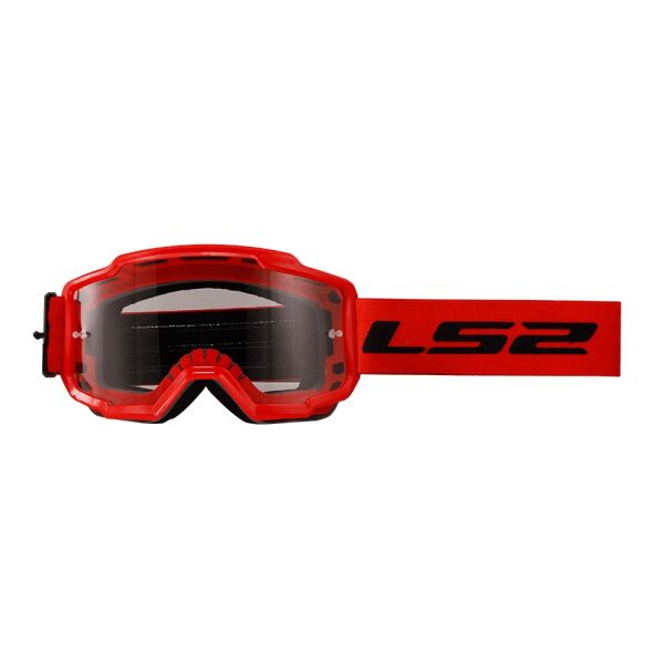 Окуляри LS2 Charger Goggle Red with Clear Visor