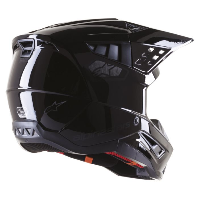 Мотошолом Alpinestars S-M5 Scout Helmet Ece Black Silver Glossy