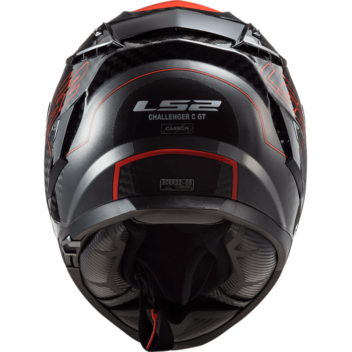Мотошолом LS2 FF327 Challenger CT2 Fold Gloss Red