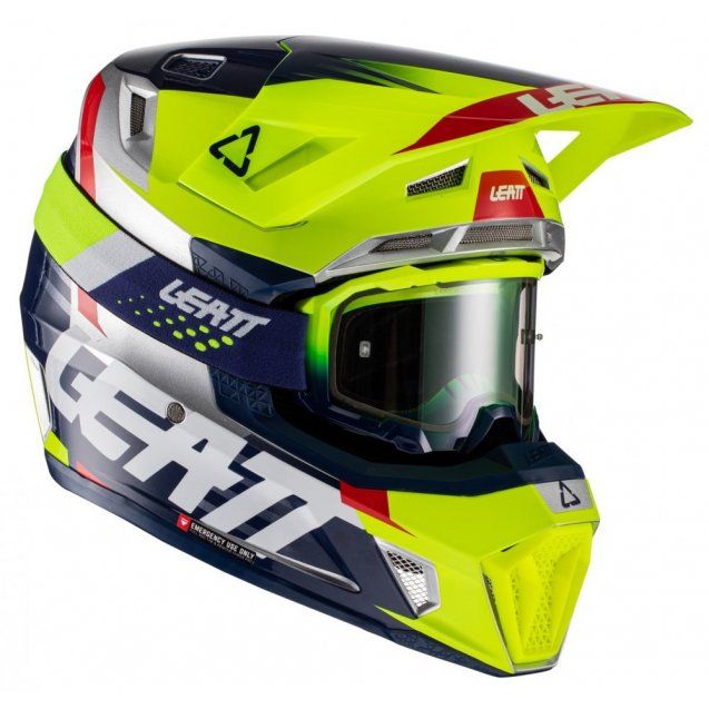 Мотошолом Leatt Helmet Moto 7.5 + Goggle Lime