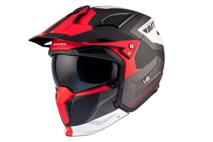 Мотошолом MT Streetfighter SV S Totem B15 Matt Red ECE2206