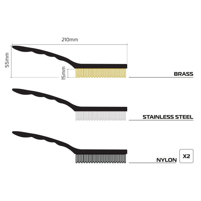 Набір щіток Oxford Wire Brush Set