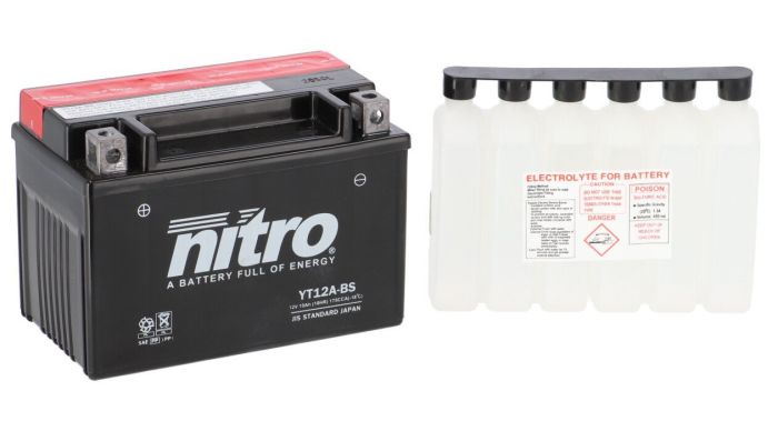 Акамулятор Акумулятор Nitro Agm Open Battery 10 Ah