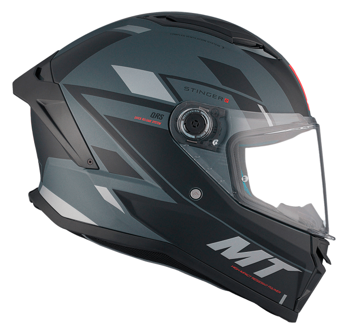 Мотошолом MT Stinger 2 Zivze C2 Matt Grey