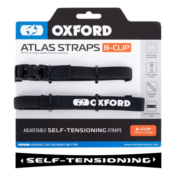 Ремені Oxford Atlas B-Clip 17mm x 2.0M Black (Pair)
