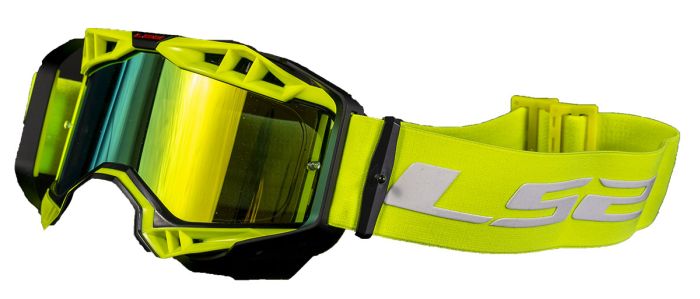 Окуляри LS2 Aura Pro Goggle Black Yellow with Iridium Visor