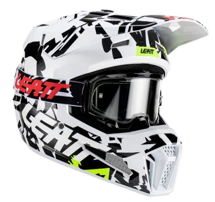 Мотошолом Leatt Helmet Moto 3.5 + Goggle Zebra