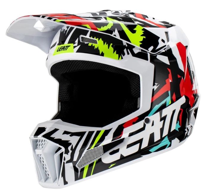Мотошолом Leatt Helmet Moto 3.5 + Goggle Zebra