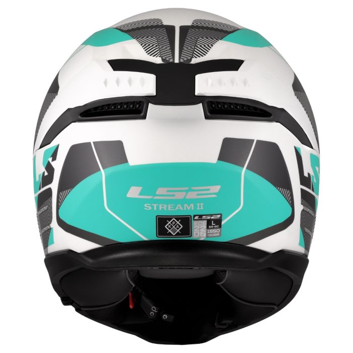 Мотошолом LS2 FF808 Stream 2 Road Cyan Light Grey