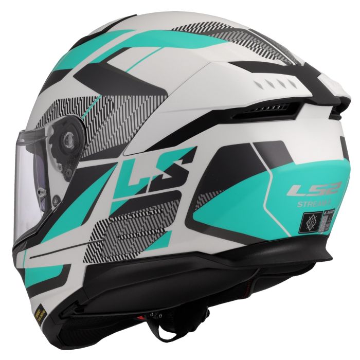 Мотошолом LS2 FF808 Stream 2 Road Cyan Light Grey