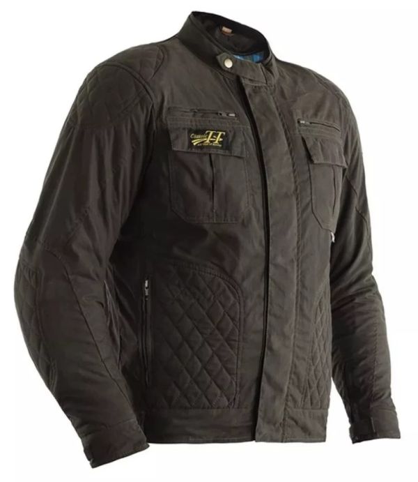 Куртка RST IOM TT Classic III Short CE Jacket Waxed Cotton Green