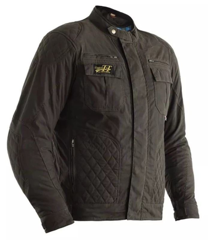 Куртка RST IOM TT Classic III Short CE Jacket Waxed Cotton Green
