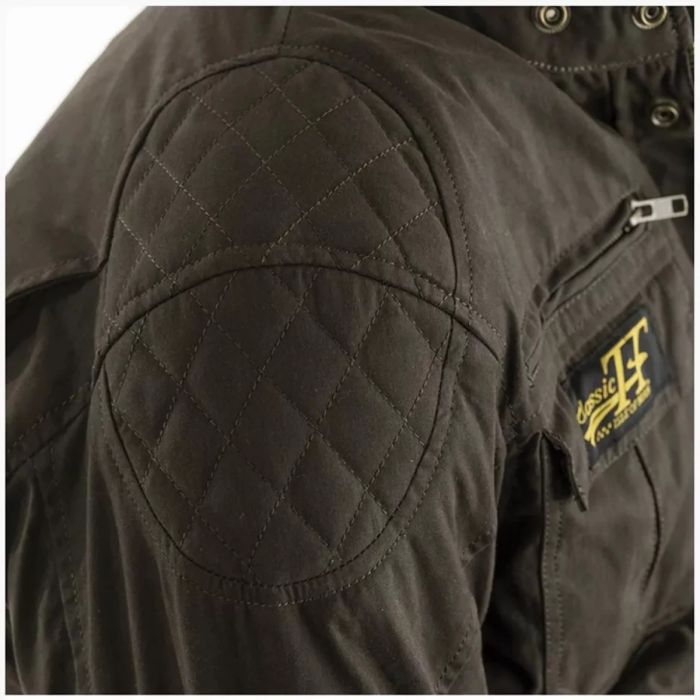 Куртка RST IOM TT Classic III Short CE Jacket Waxed Cotton Green