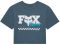Футболка Fox Woman Short Sleeve Tee - Checker Deep Cobalt