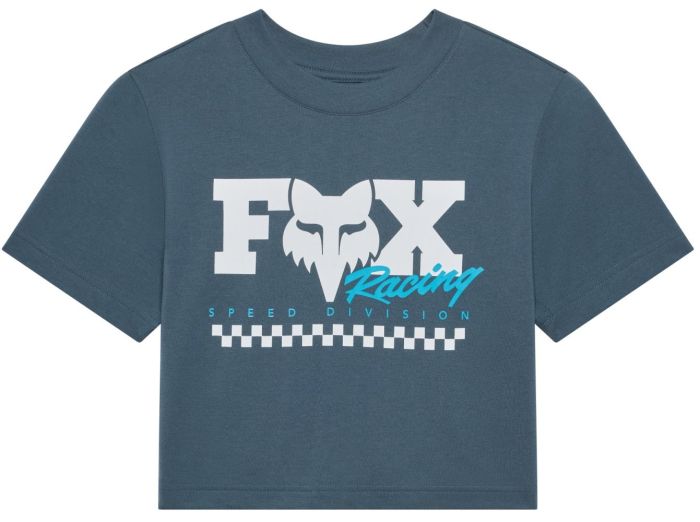 Футболка Fox Woman Short Sleeve Tee - Checker Deep Cobalt