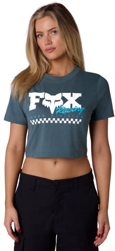 Футболка Fox Woman Short Sleeve Tee - Checker Deep Cobalt