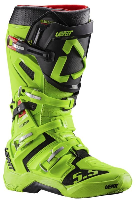Мотоботи Leatt 5.5 Flexlock Boot Lime Green