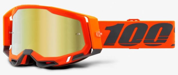 Окуляри 100% RACECRAFT 2 Goggle Kerv - Mirror Gold Lens