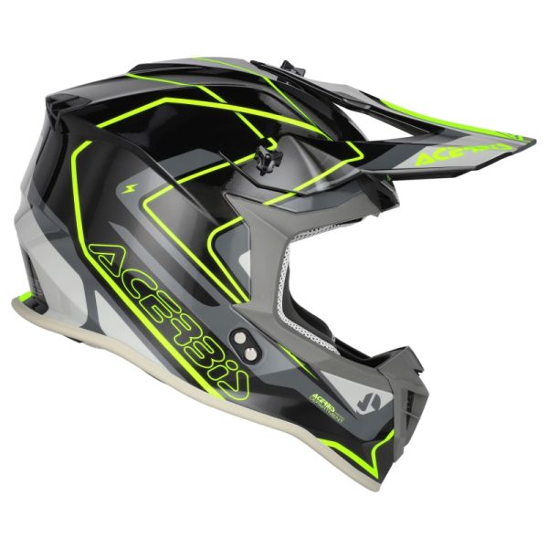 Шолом ACERBIS LINEAR 2206 black/fluo yel
