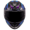 Мотошолом LS2 FF818 Storm 3 Kaos Black Purple Blue