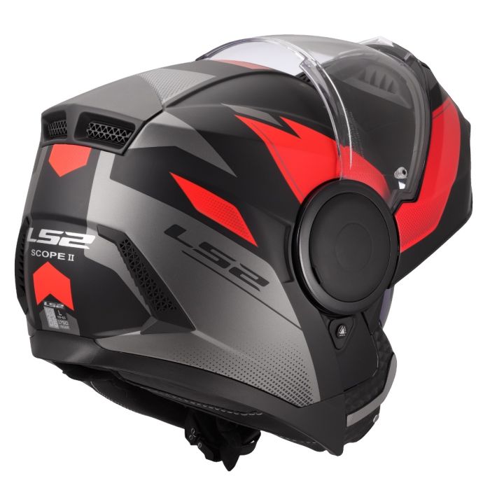 Мотошолом LS2 FF902 Scope 2 Duria Black Red