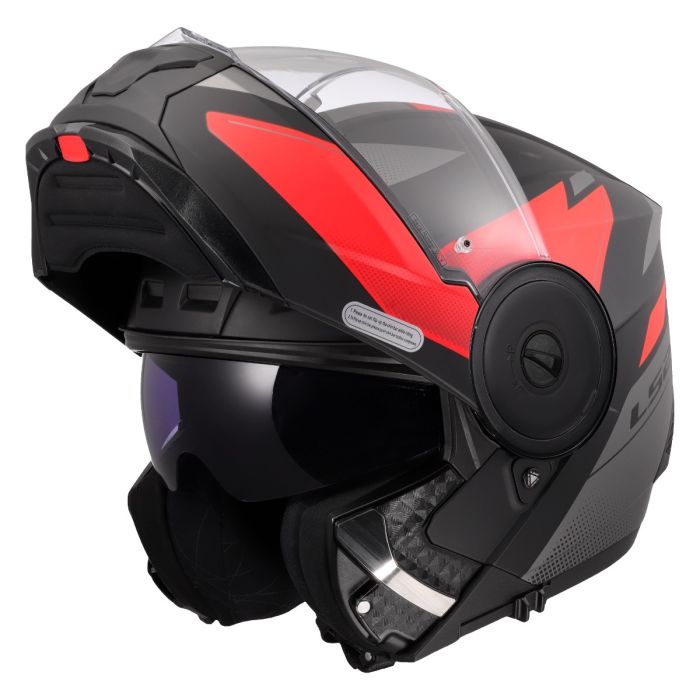 Мотошолом LS2 FF902 Scope 2 Duria Black Red