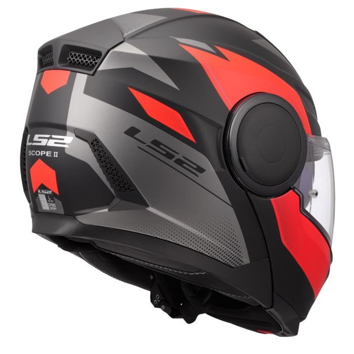 Мотошолом LS2 FF902 Scope 2 Duria Black Red