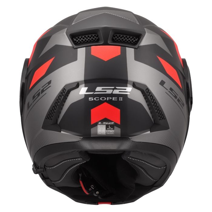 Мотошолом LS2 FF902 Scope 2 Duria Black Red