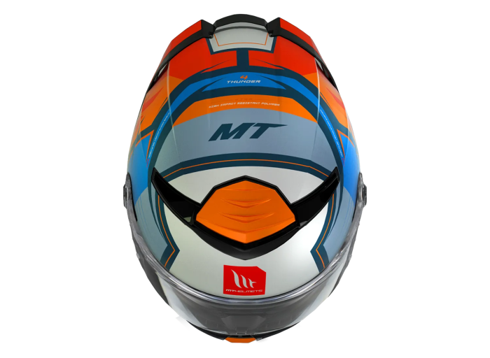 Мотошолом MT Thunder 4 SV Pental B4 Matt Orange