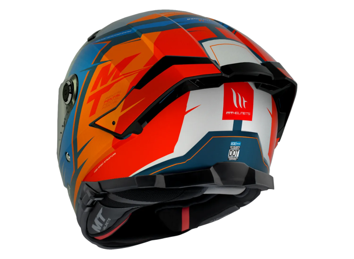 Мотошолом MT Thunder 4 SV Pental B4 Matt Orange