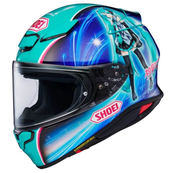 Мотошолом Shoei NXR2 HATSUNE  MIKU TC-4