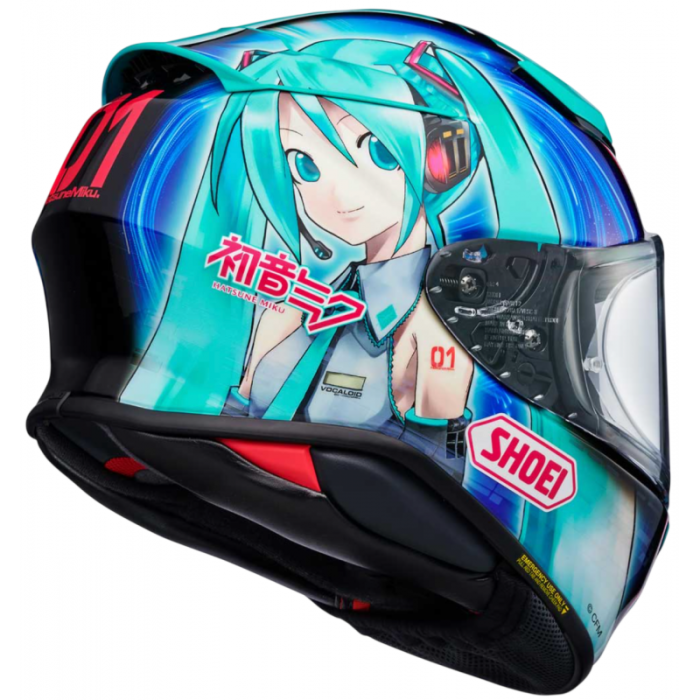 Мотошолом Shoei NXR2 HATSUNE  MIKU TC-4