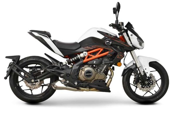 Мотоцикл QJMOTOR SRK 400 WHITE/BLACK