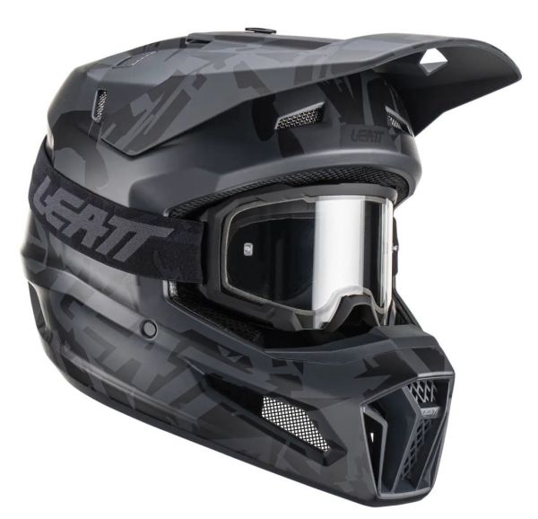 Мотошолом Leatt Helmet Moto 3.5 + Goggle Stealth