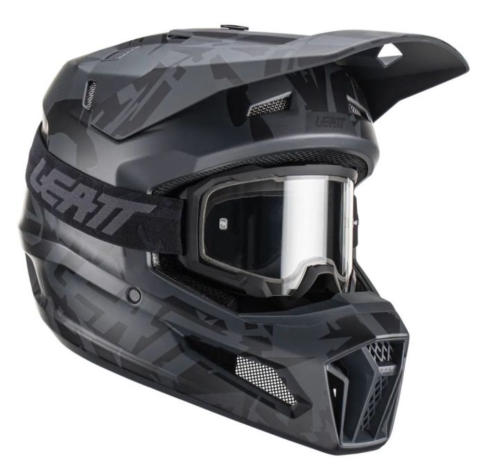 Мотошолом Leatt Helmet Moto 3.5 + Goggle Stealth