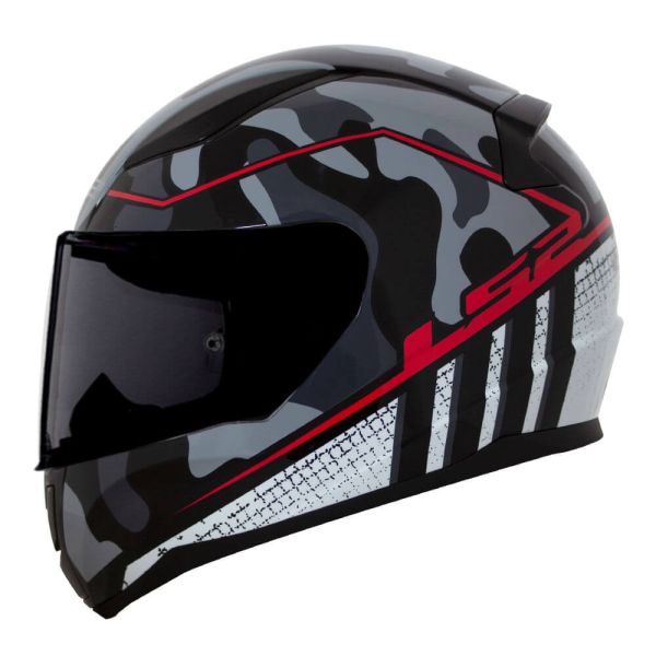 Мотошолом LS2 FF353 Rapid Bravado Black Red