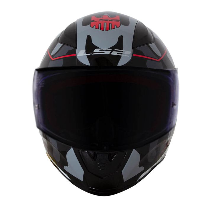 Мотошолом LS2 FF353 Rapid Bravado Black Red