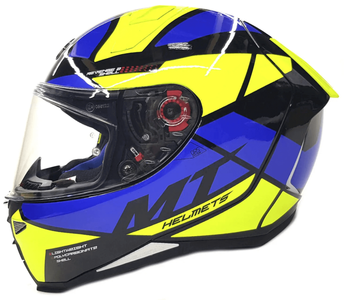 Мотошолом MT Revenge 2 Scalpel A3 Gloss Fluor Yellow