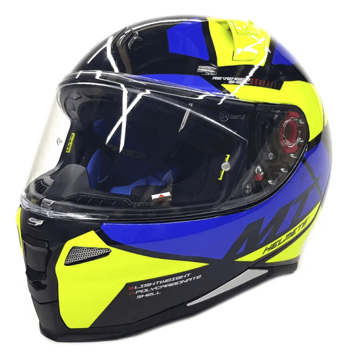 Мотошолом MT Revenge 2 Scalpel A3 Gloss Fluor Yellow