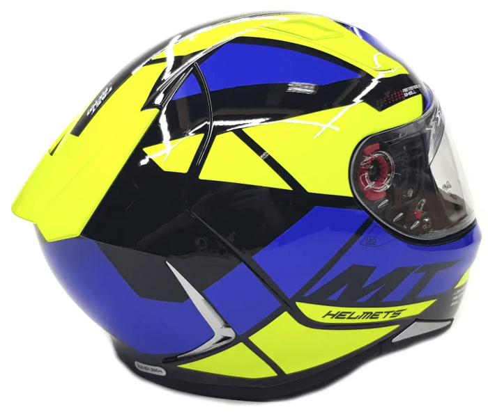 Мотошолом MT Revenge 2 Scalpel A3 Gloss Fluor Yellow