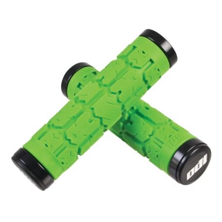 Гріпси ODI Rogue MTB Lock-On 130mm Bonus Pack Lime w/Black Clamps