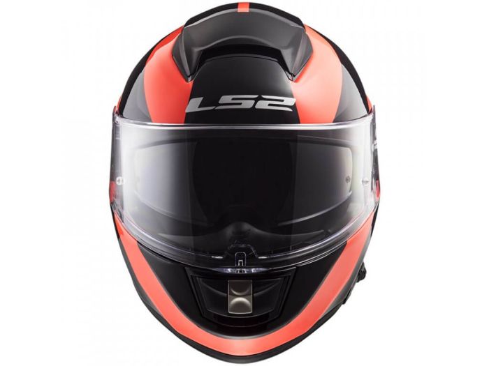 Мотошолом LS2 FF397 Vector FT2 Wavy Black Fluo Orange
