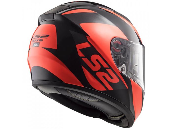 Мотошолом LS2 FF397 Vector FT2 Wavy Black Fluo Orange