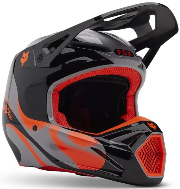 Шолом Fox V1 Helmet - Emotion Steel Gray