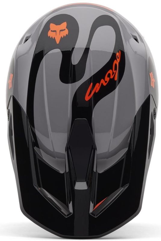 Шолом Fox V1 Helmet - Emotion Steel Gray