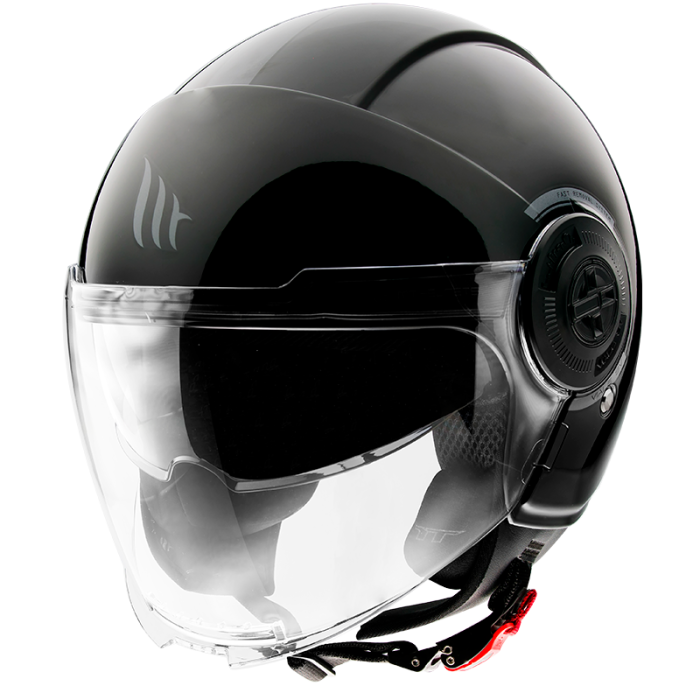 Мотошолом MT VIALE SV S Solid Gloss Black