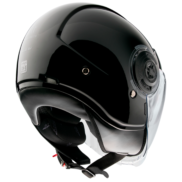 Мотошолом MT VIALE SV S Solid Gloss Black