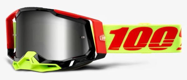 Окуляри 100% Racecraft 2 Goggle Wiz - Flash Silver Lens