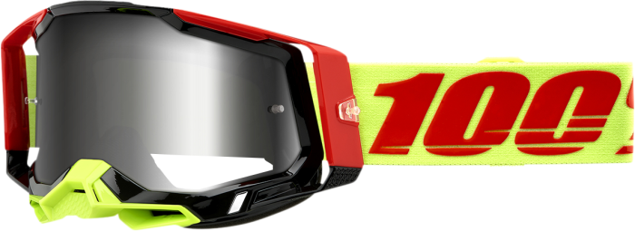 Окуляри 100% Racecraft 2 Goggle Wiz - Flash Silver Lens