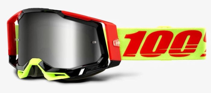 Окуляри 100% Racecraft 2 Goggle Wiz - Flash Silver Lens